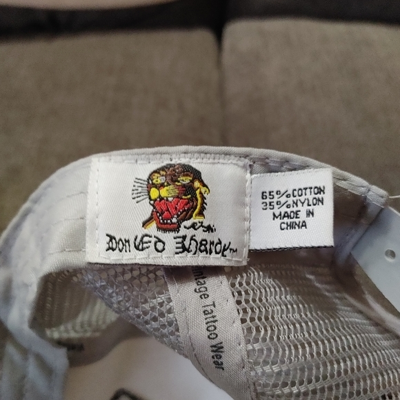 Ed Hardy (Unisex) Silver snapback hat - Picture 5 of 5